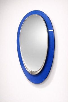 Italian Blue Teardrop Mirror