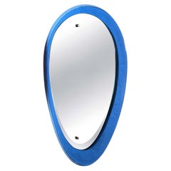 Italian Blue Teardrop Mirror