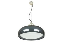 Lampe à suspension italienne des années 1960 en perspex bleu/violet et verre de Stilux (dans le style o