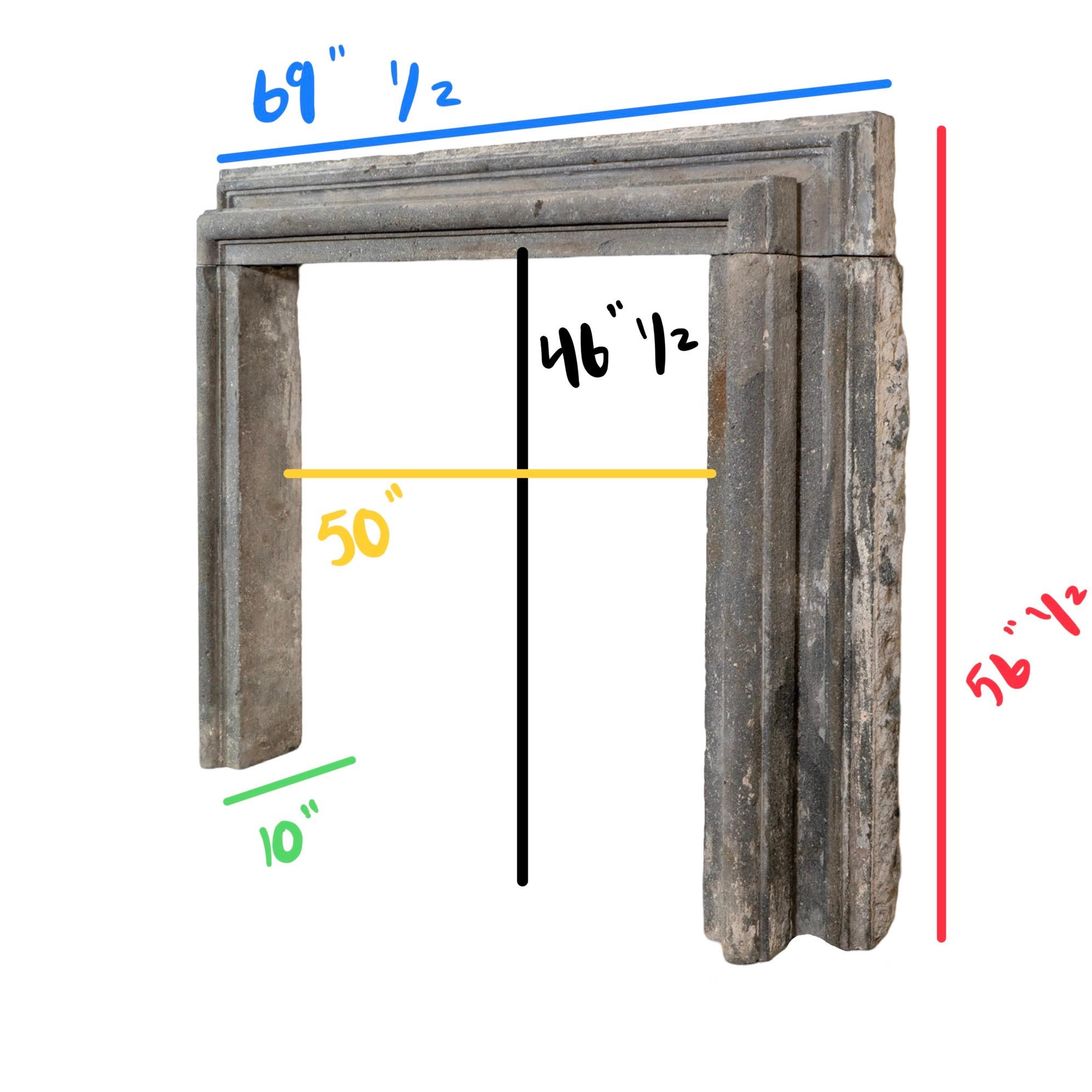 Italian Bluestone Mantel 6