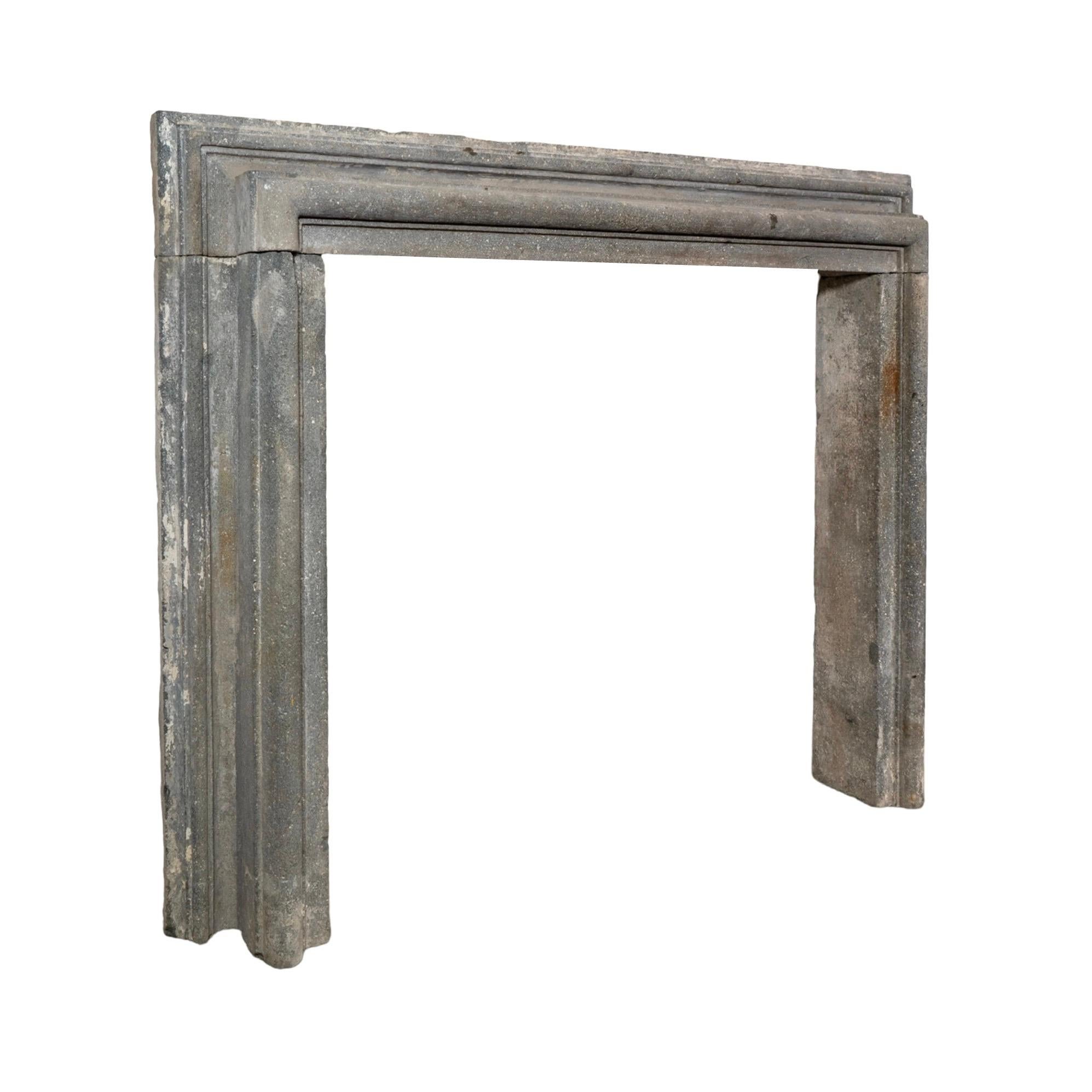 Italian Bluestone Mantel In Good Condition In Dallas, TX