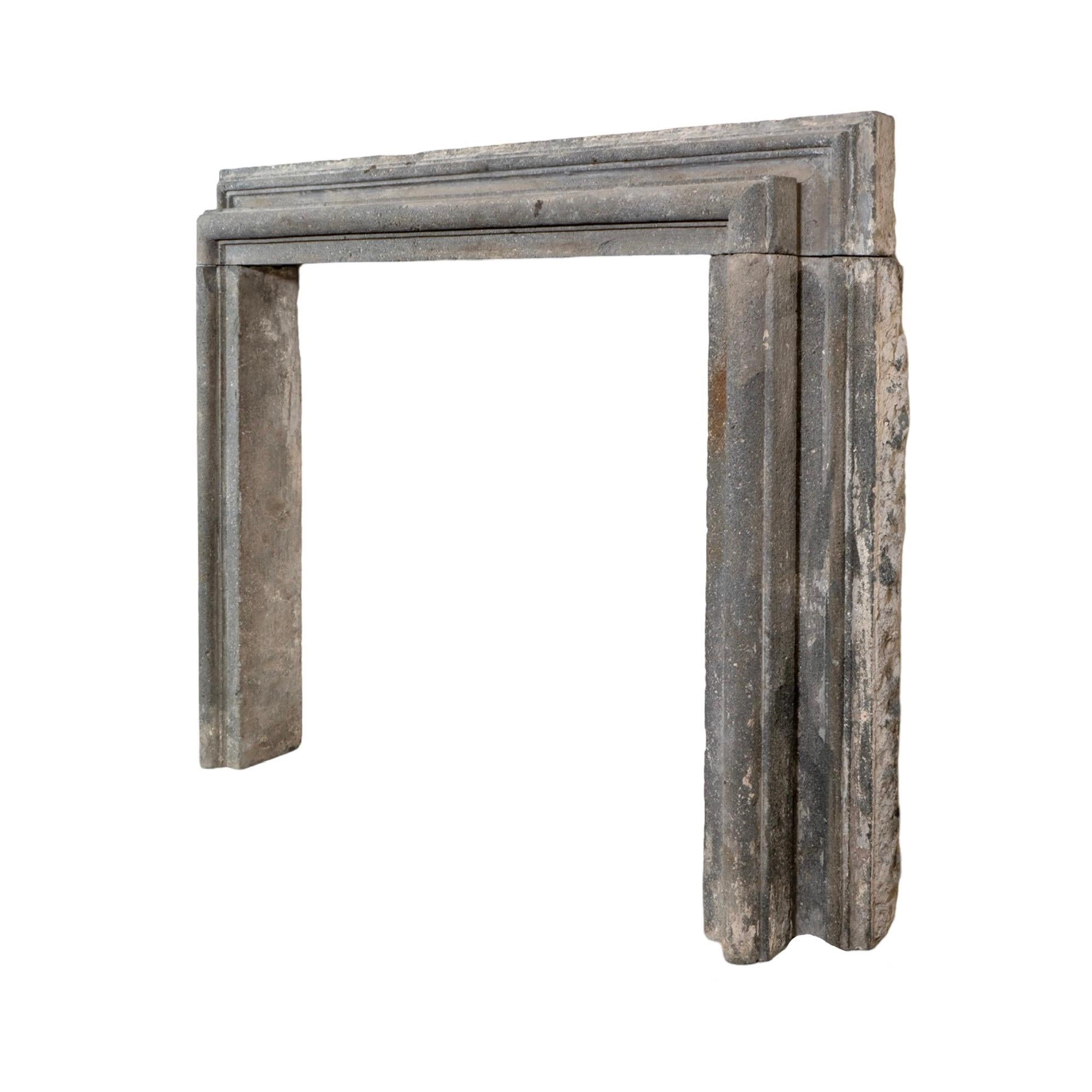 Early 19th Century Italian Bluestone Mantel