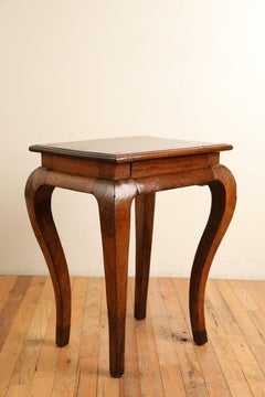 Italian, Bologna, Rococo Period Walnut 1-Drawer Side Table, mid 18th century