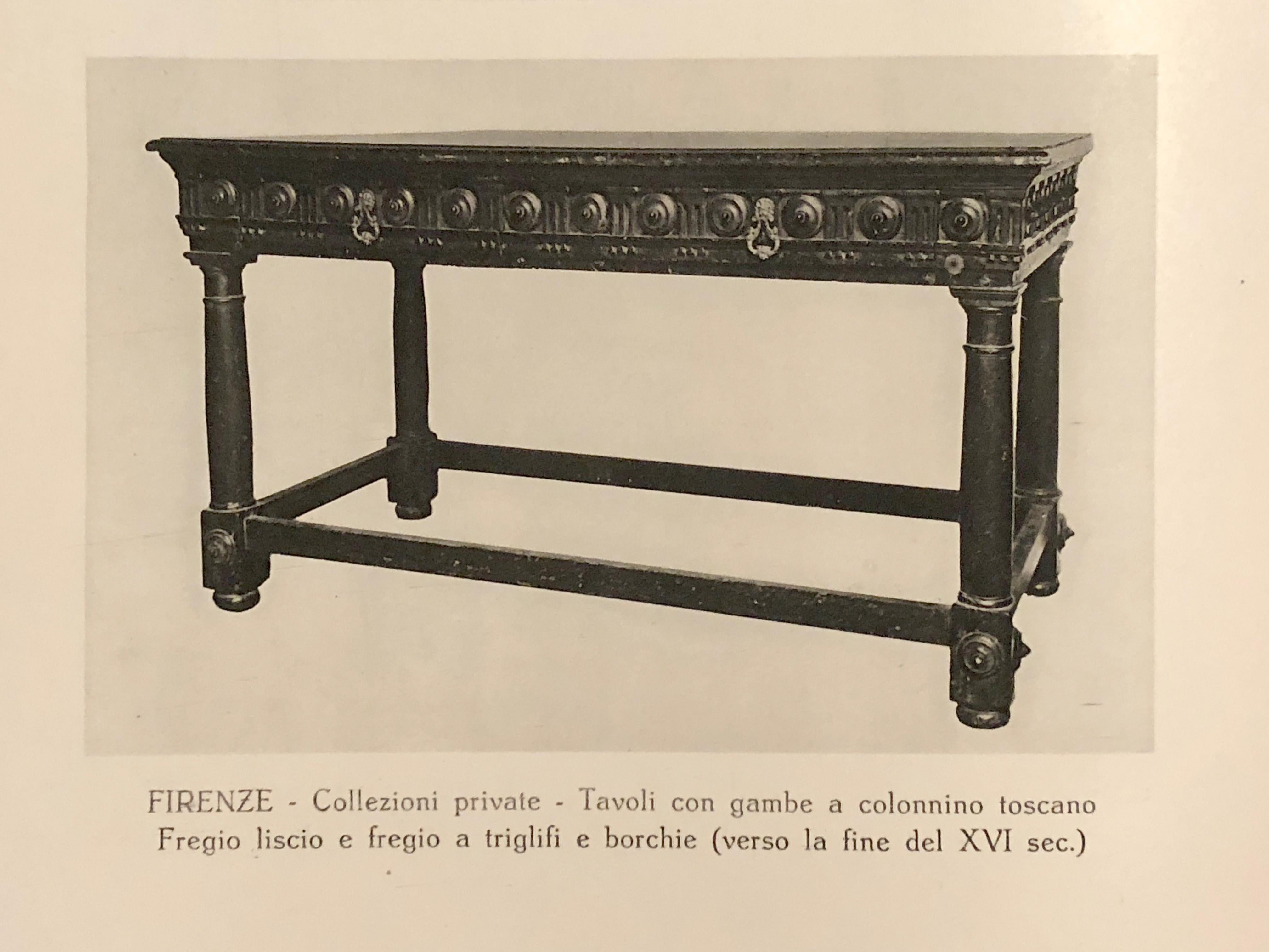 Italian 'Bolognese' Late 16th Century Baroque Walnut Center Table / Desk 8