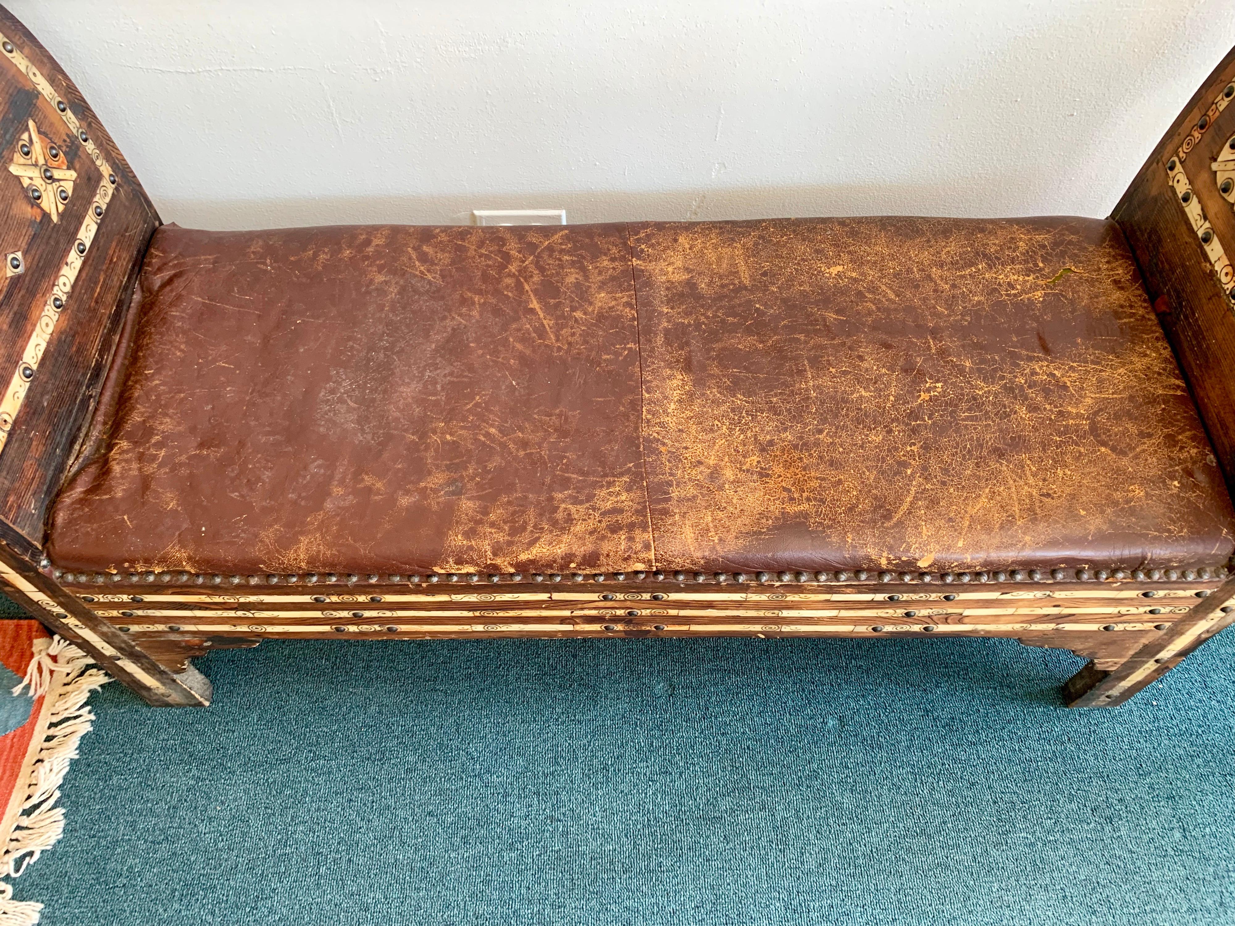 bone inlay bench