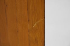 Italian Bookcase 60's / 70's Glass and Solid Wood, G343