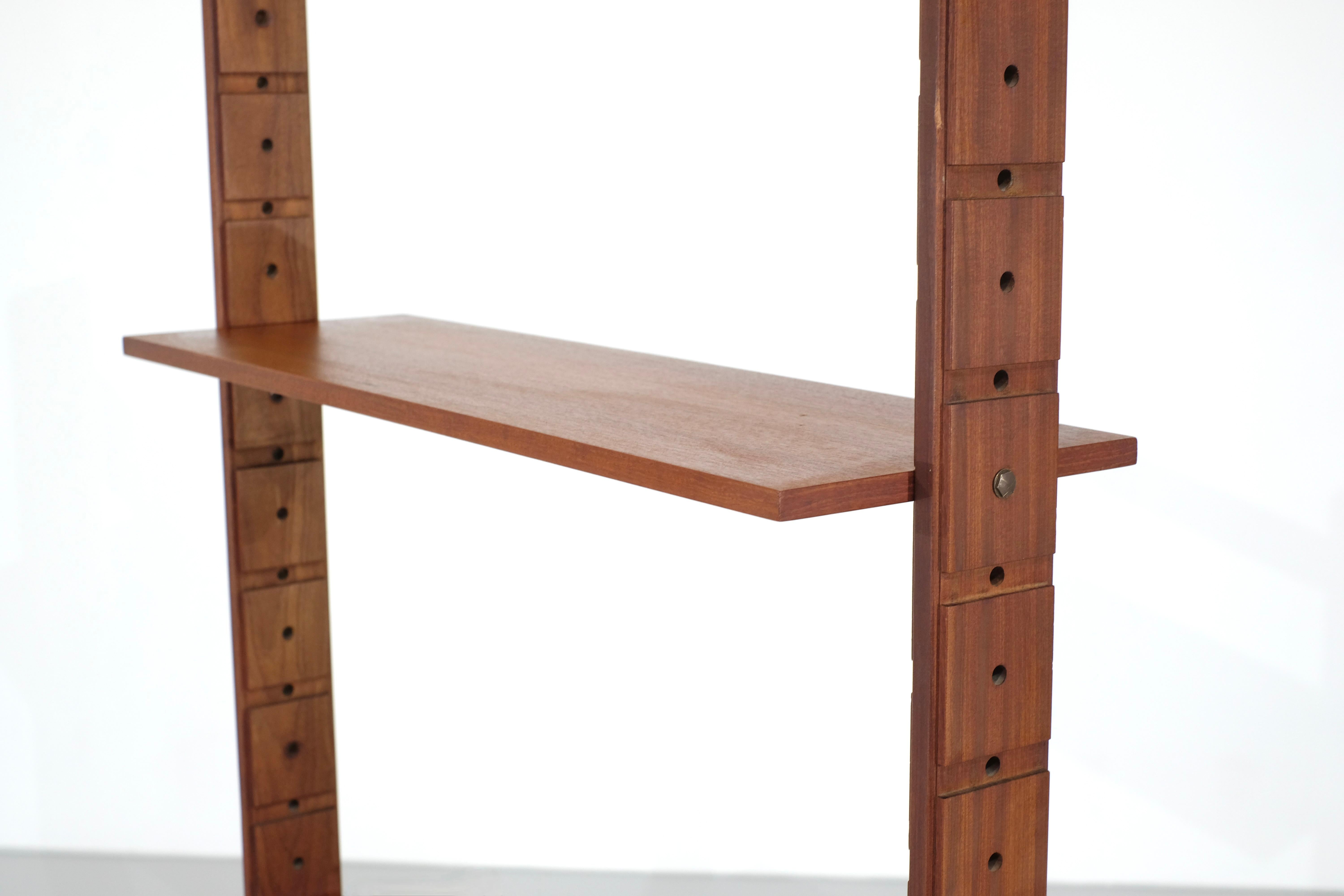 Italiano Italian Bookshelves in teak - 1960s in vendita