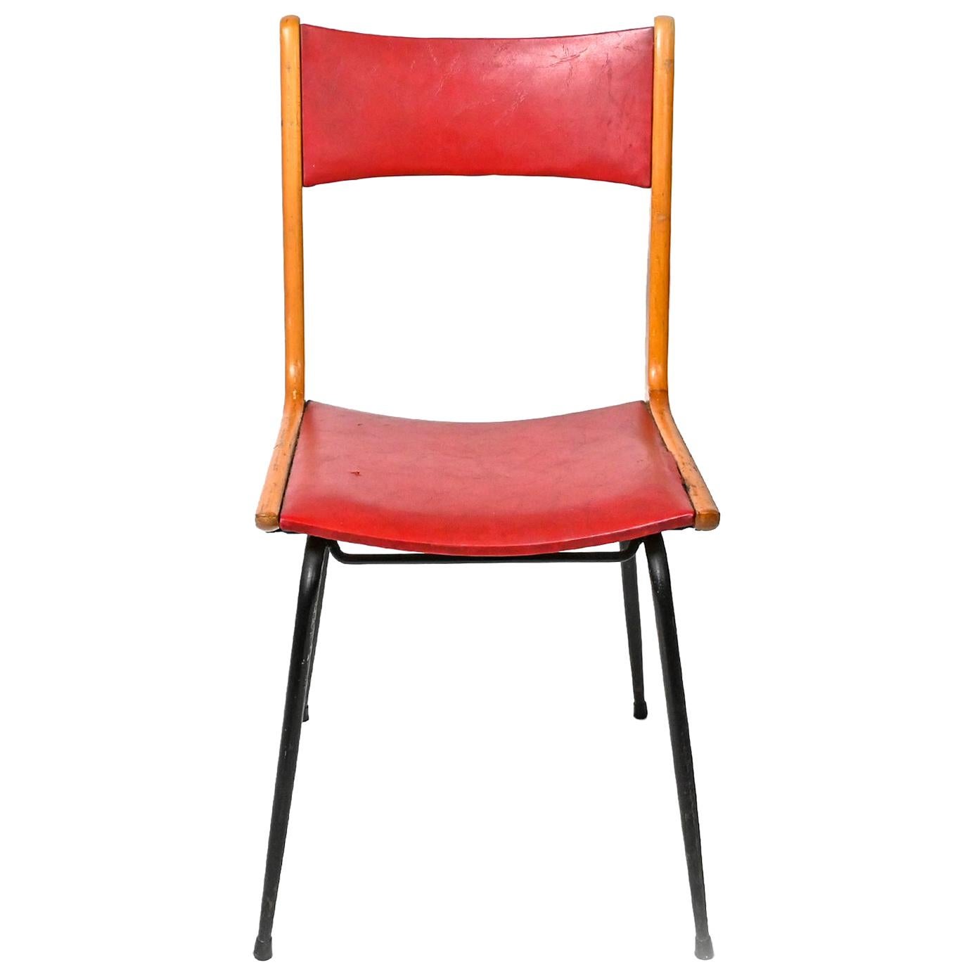 Italian Boomerang Chair by Carlo De Carli, 1950s For Sale