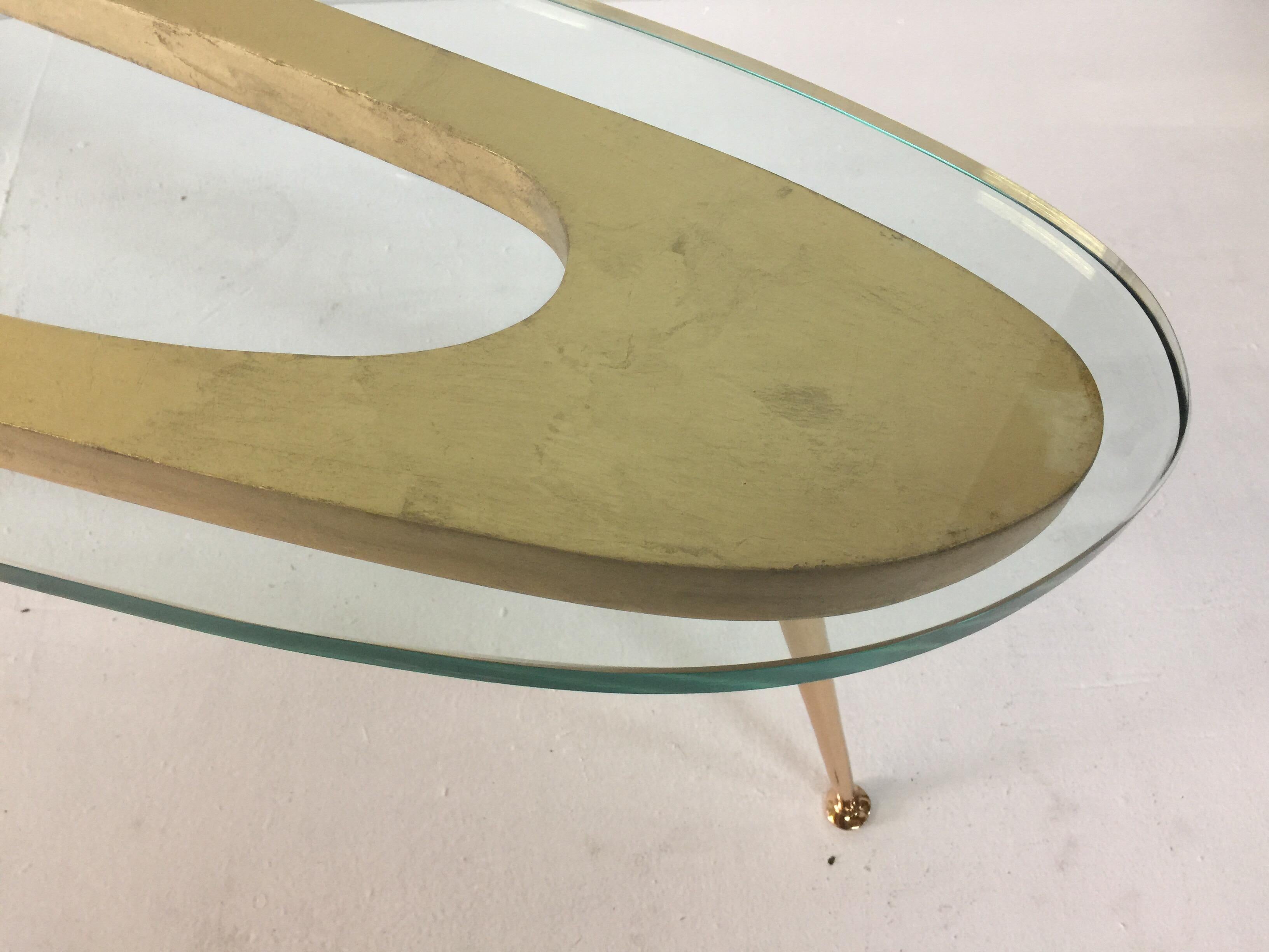 Italian Boomerang Style Cocktail Table In Good Condition In East Hampton, NY