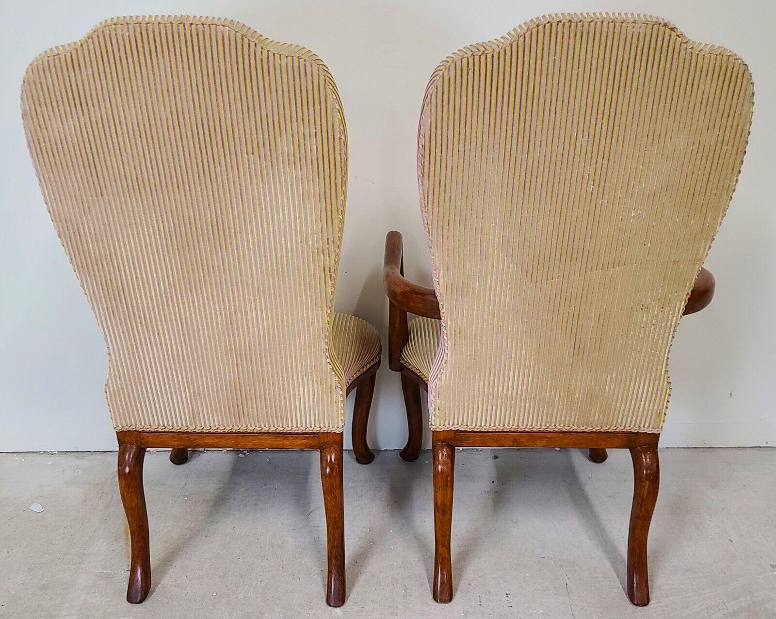 20th Century Italian Borghese Dining Chairs - Set of 10