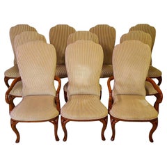 Italian Borghese Dining Chairs - Set of 10