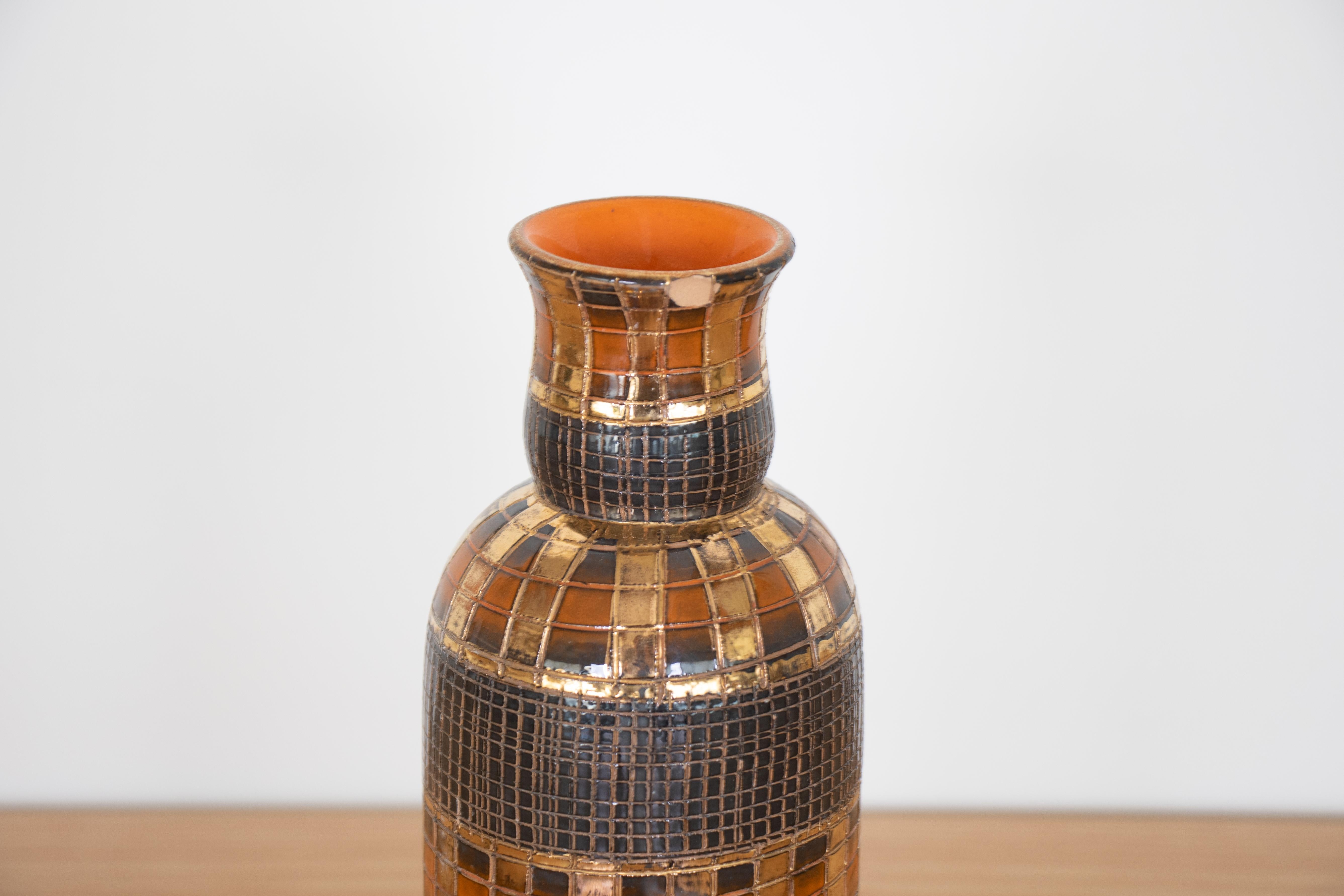 Mid-Century Modern Italian Bottle Vase by Bitossi