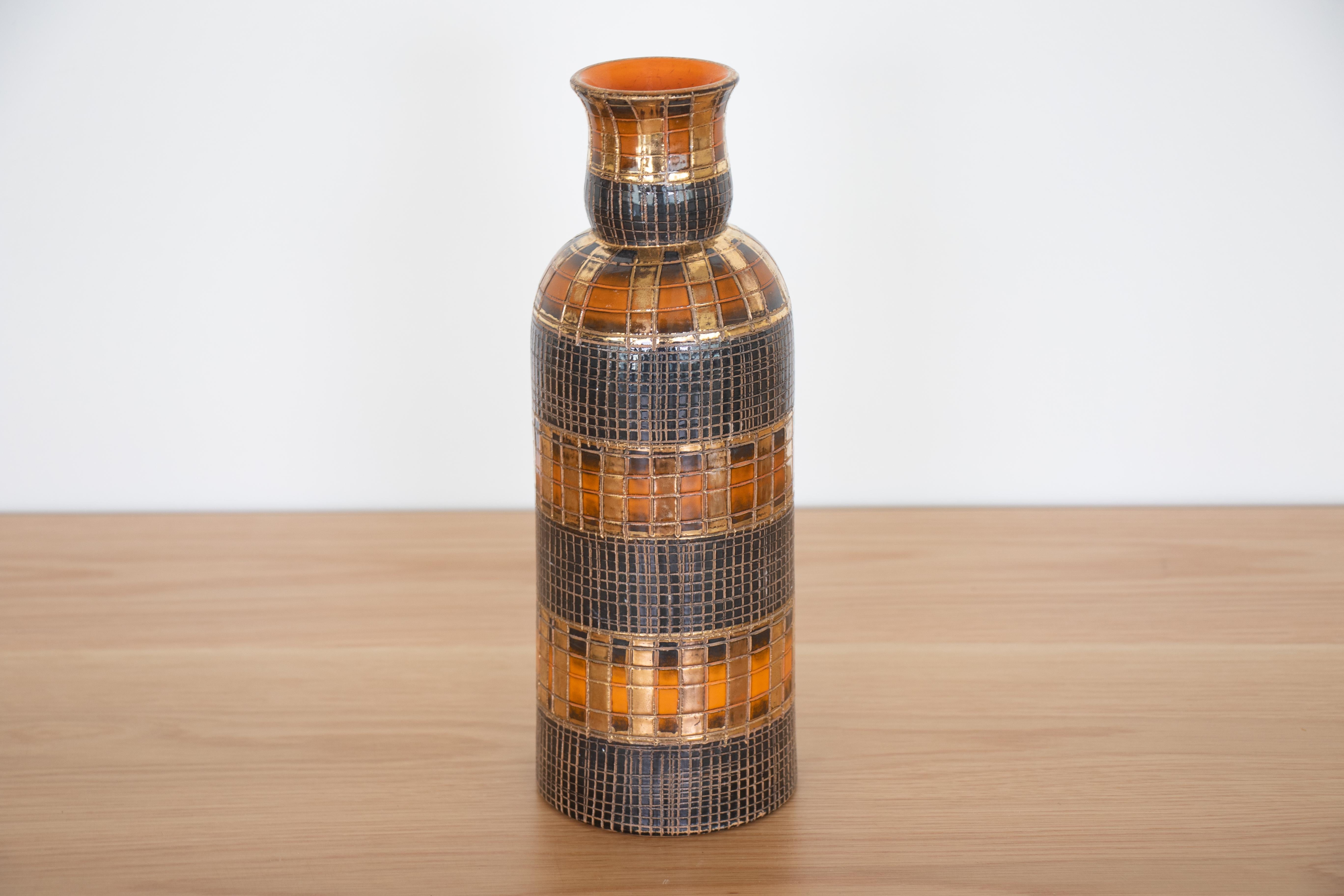 20th Century Italian Bottle Vase by Bitossi