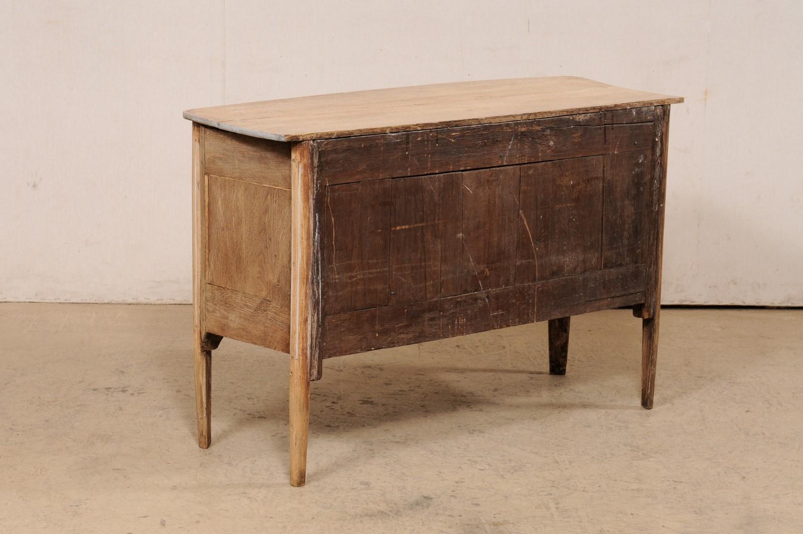 Italian Bow-Front Carved-Wood Chest, 19th Century For Sale 5