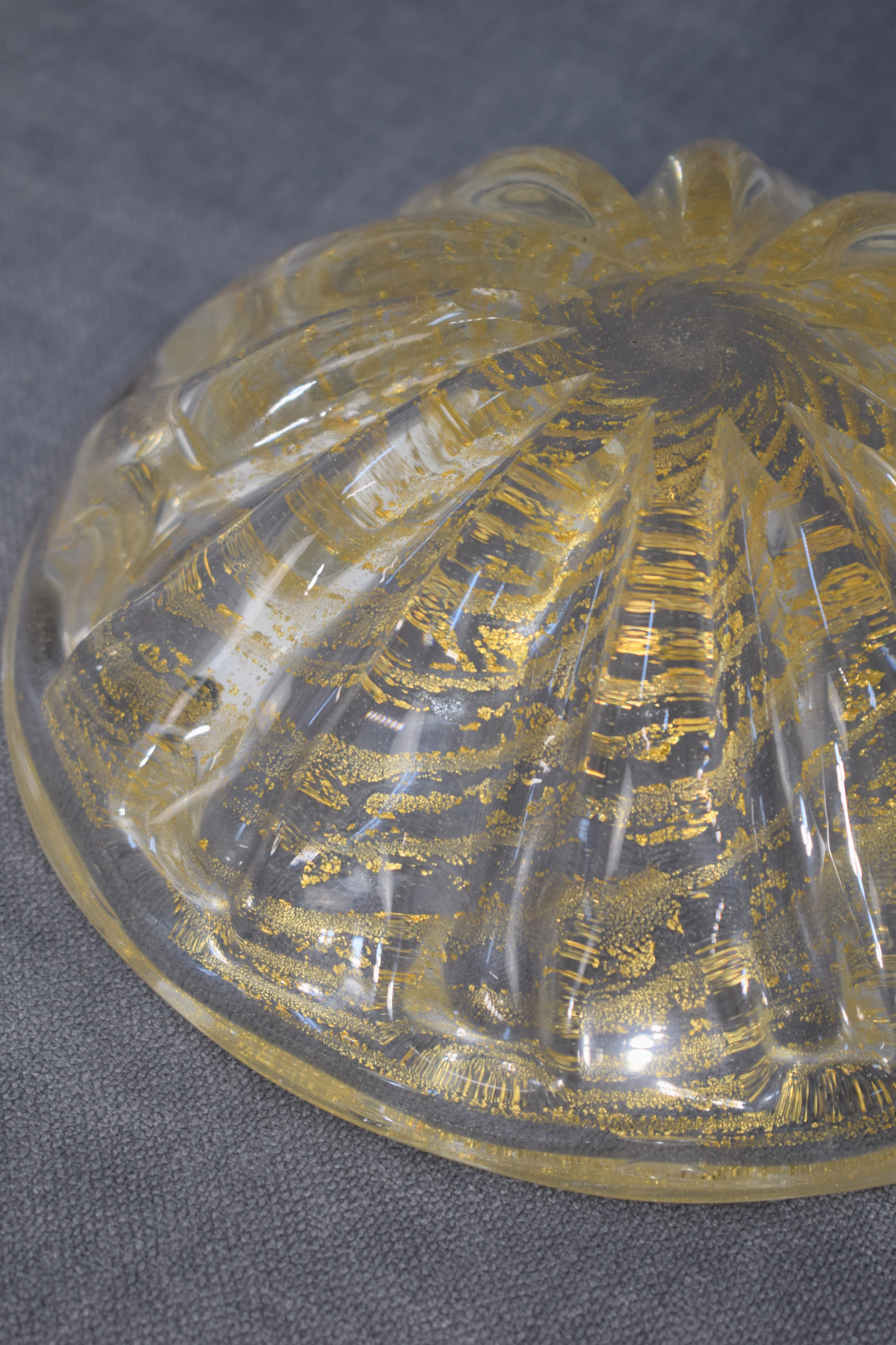 Italian Bowl Glass by Barovier & Toso, 1960s For Sale 2