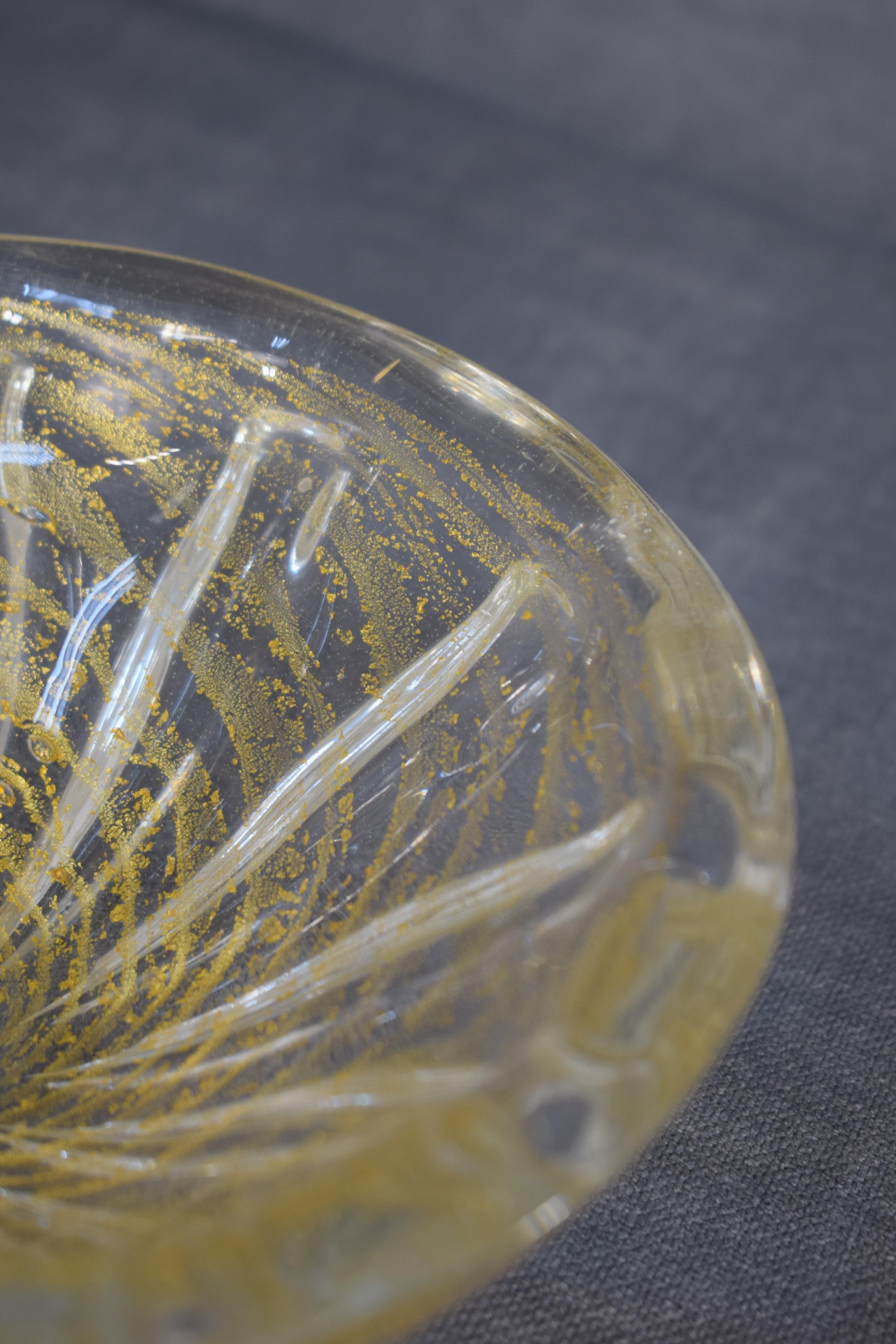 Italian Bowl Glass by Barovier & Toso, 1960s For Sale 3