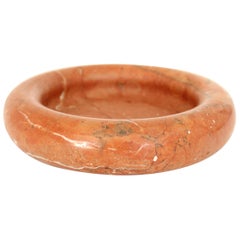 Italian Bowl or Dish by Up&Up Group in Rojo Alicante Marble