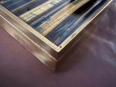 Italian Box In Brass And Tiger's Eye