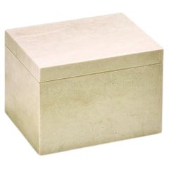 Italian Box in Travertino Navona, "Anne" by Giansanti Home