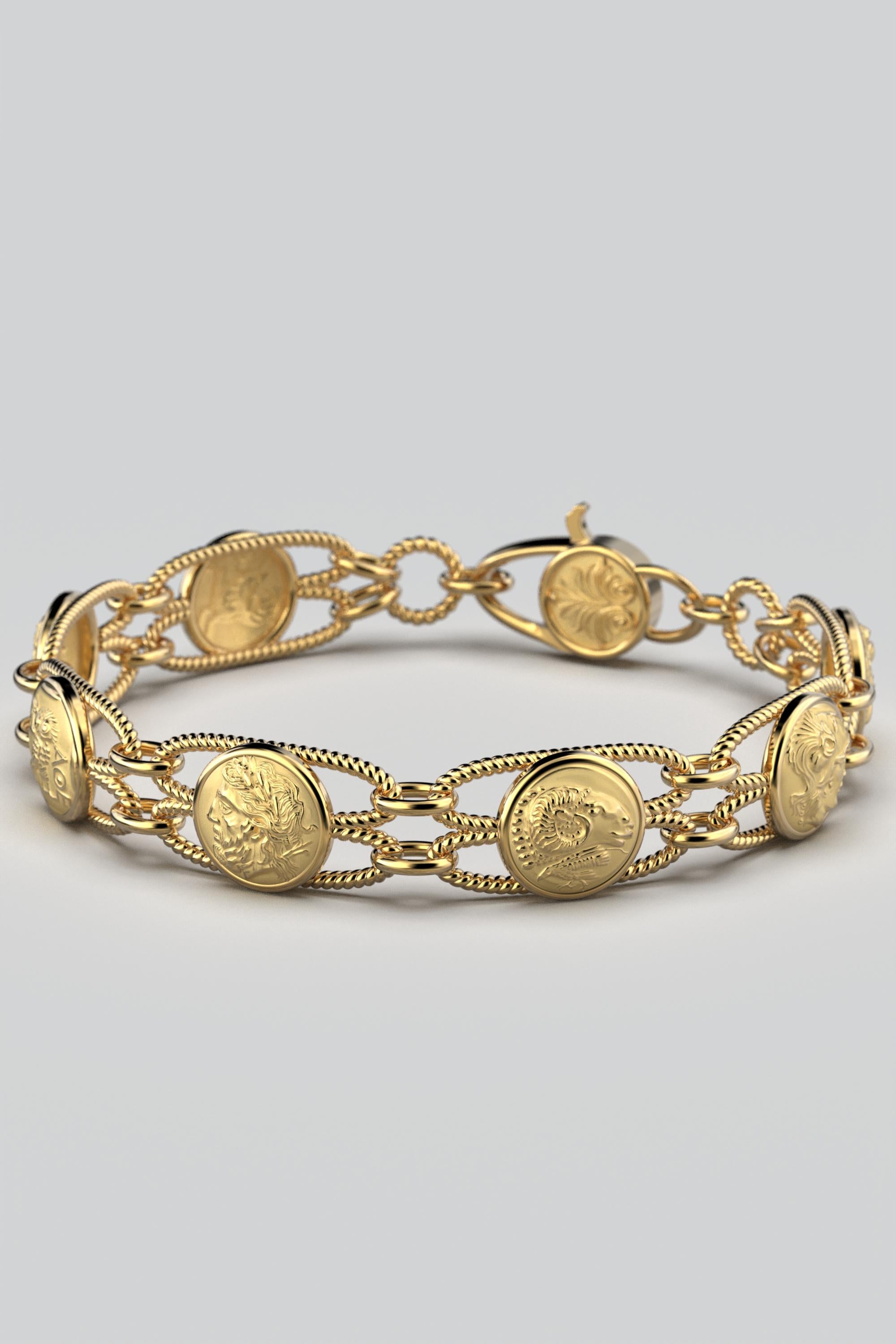 18k gold italian bracelet