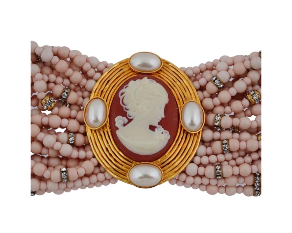 Italian Bracelet With Cameo By Valentino Garavani For Sale 2
