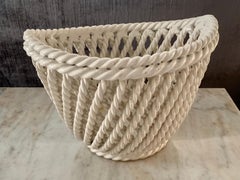 Italian Braided Ceramic Bowl