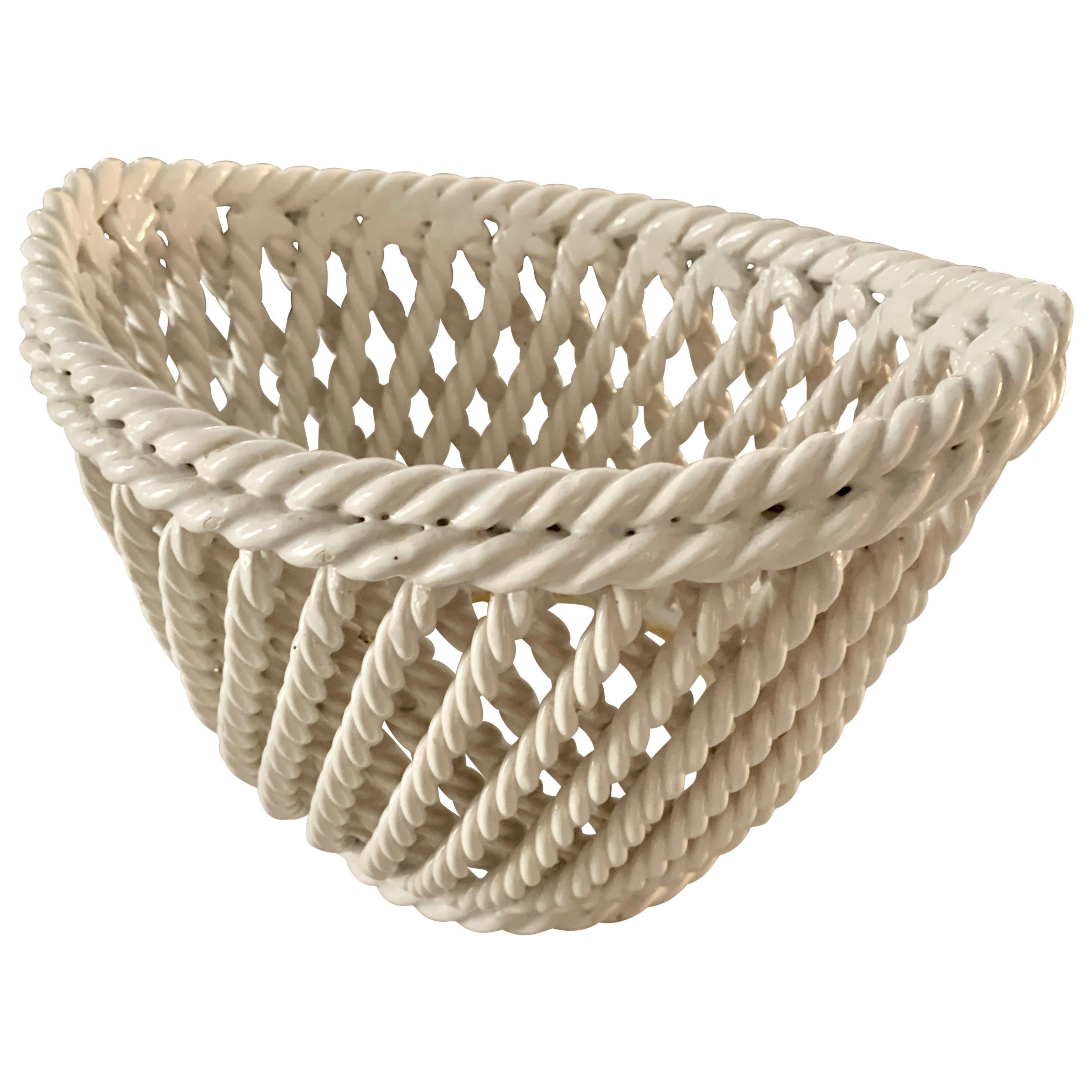 Italian Braided Ceramic Bowl