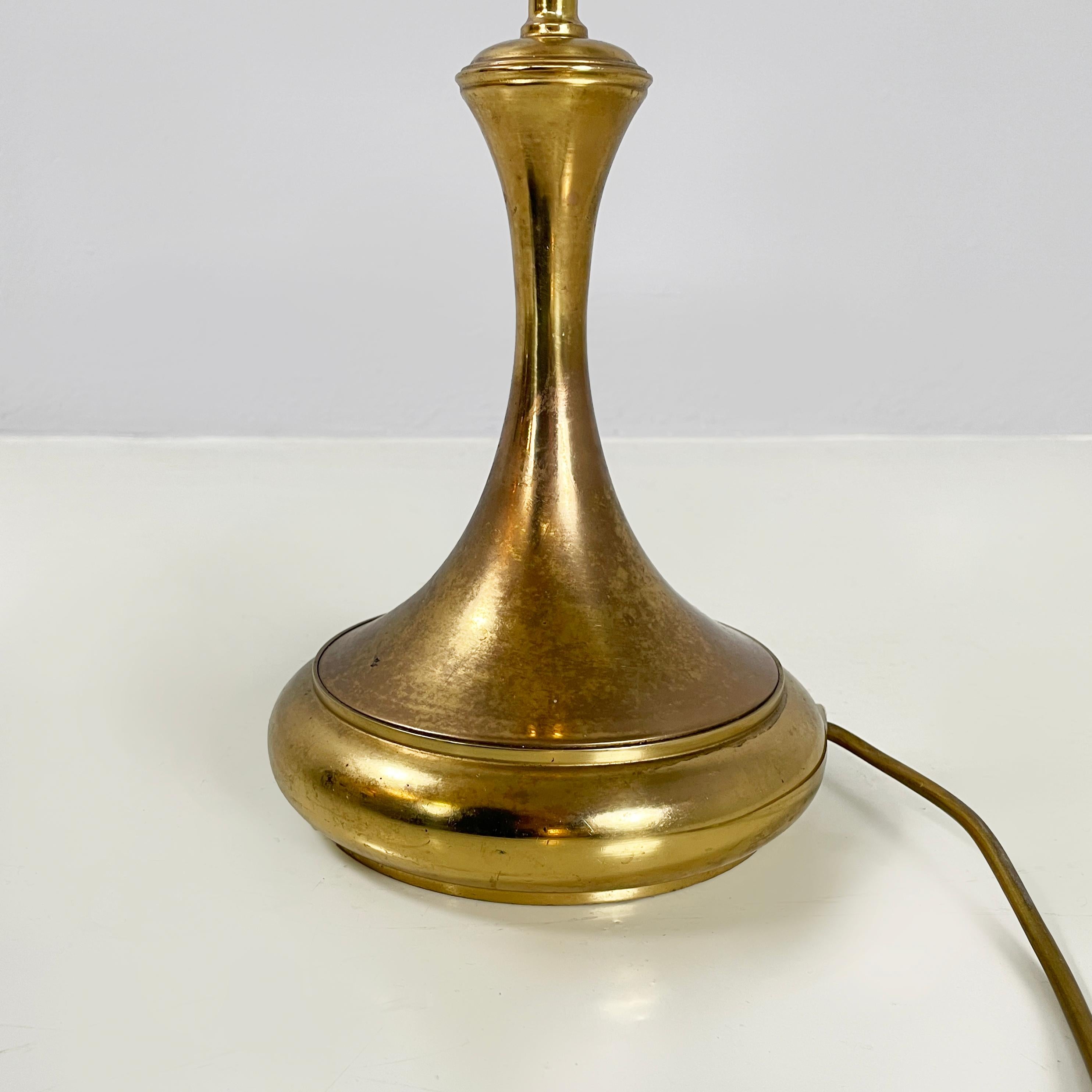 Italian Brass adjustable table lamp in ministerial lamp style, 1920s For Sale 12
