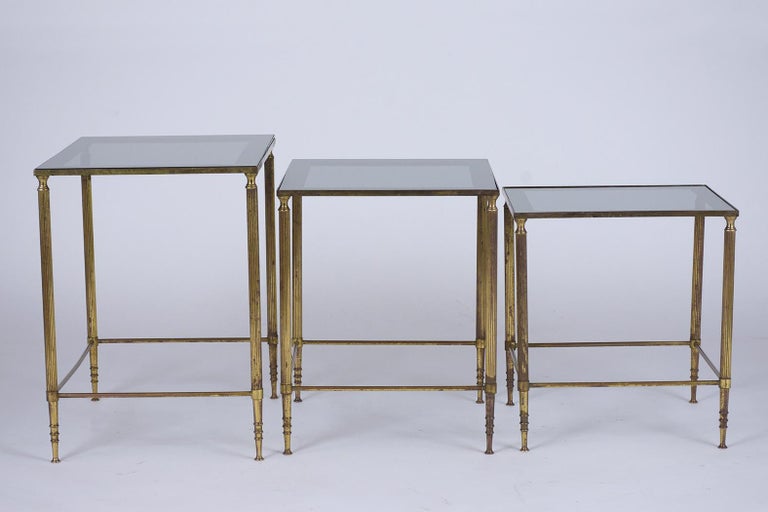 American Mid-Century Modern Nesting Tables For Sale