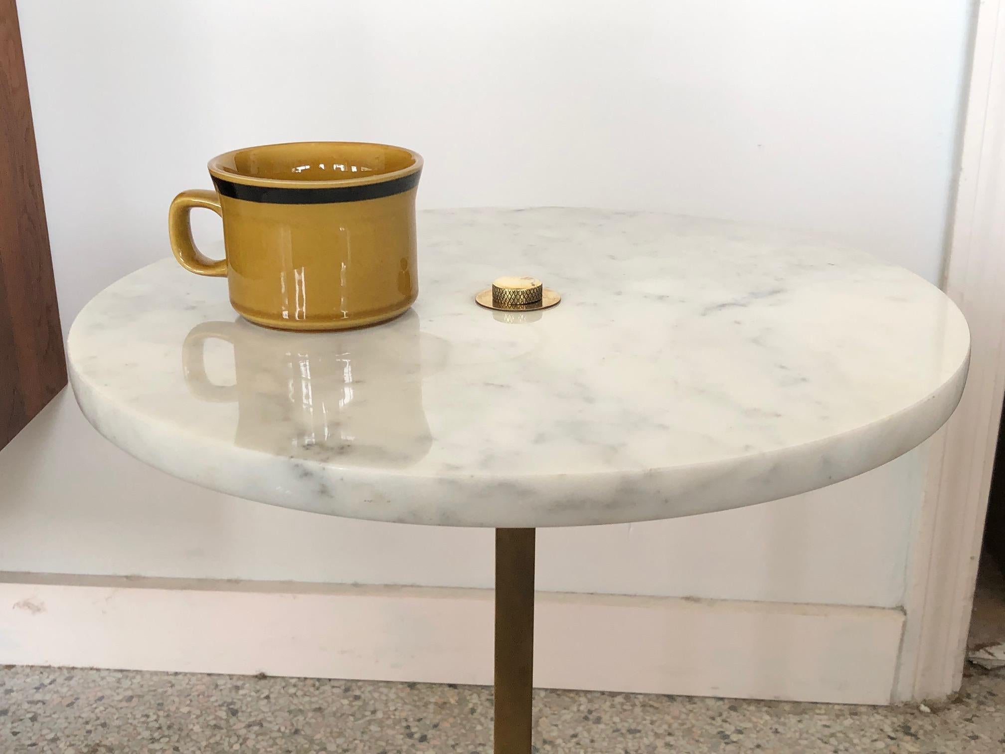 Italian Brass and Marble Occasional Table 2