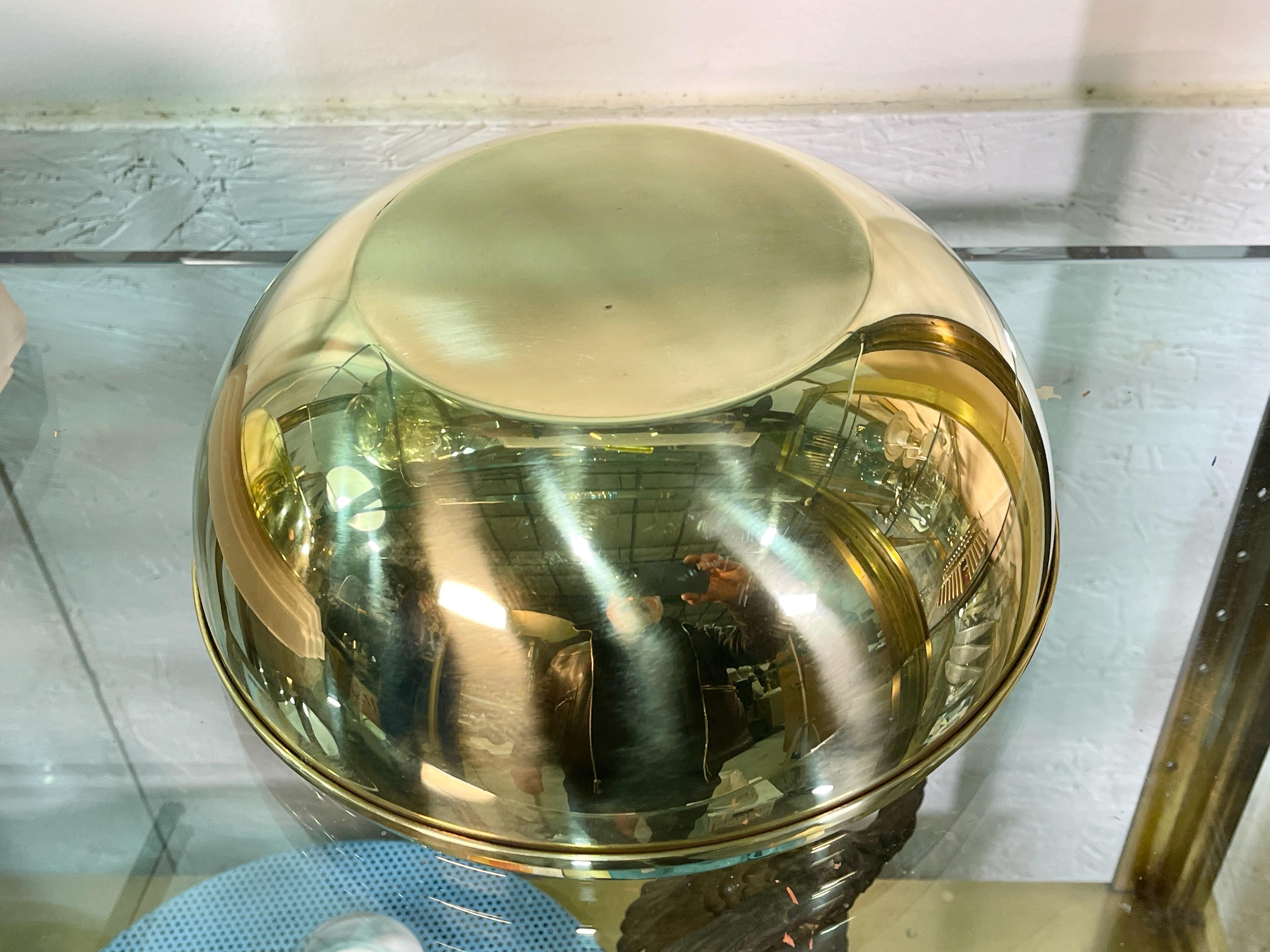 Luciano Frigerio Brass Apple Ice Bucket For Sale 3