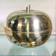 Luciano Frigerio Brass Apple Ice Bucket