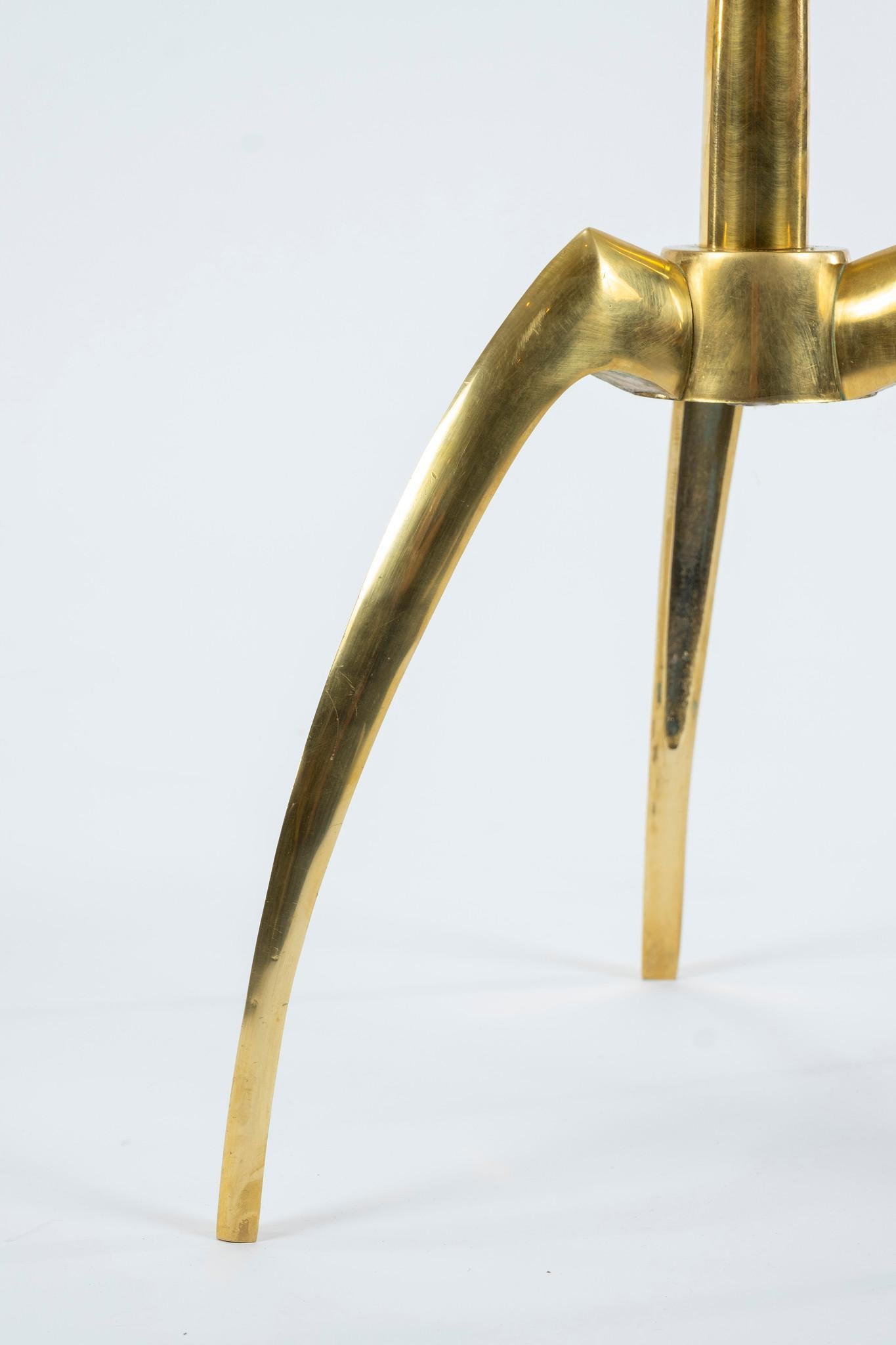 20th Century Italian Brass Atomic Floor Lamp