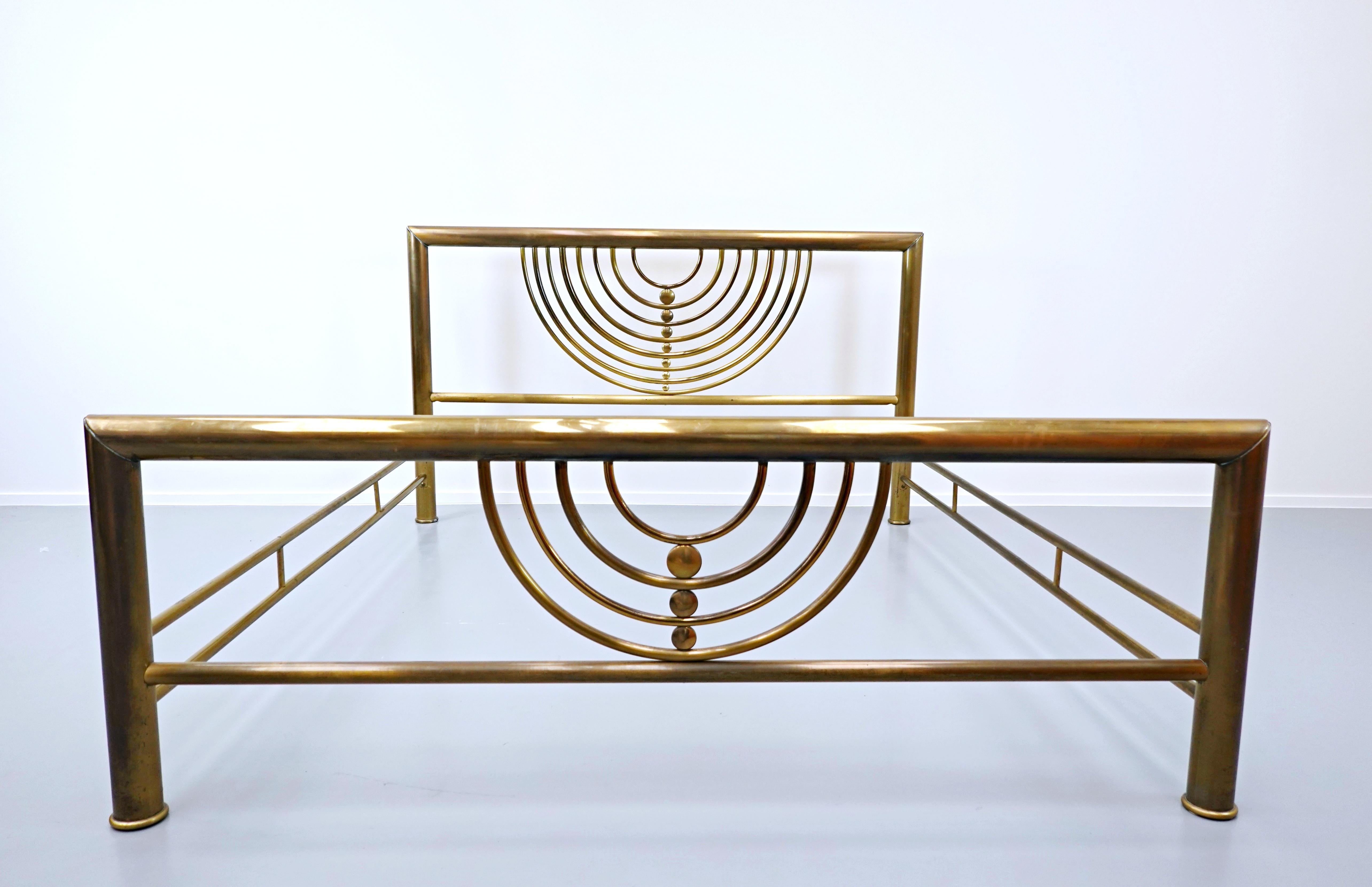 Italian Brass Bed In Good Condition For Sale In Brussels, BE