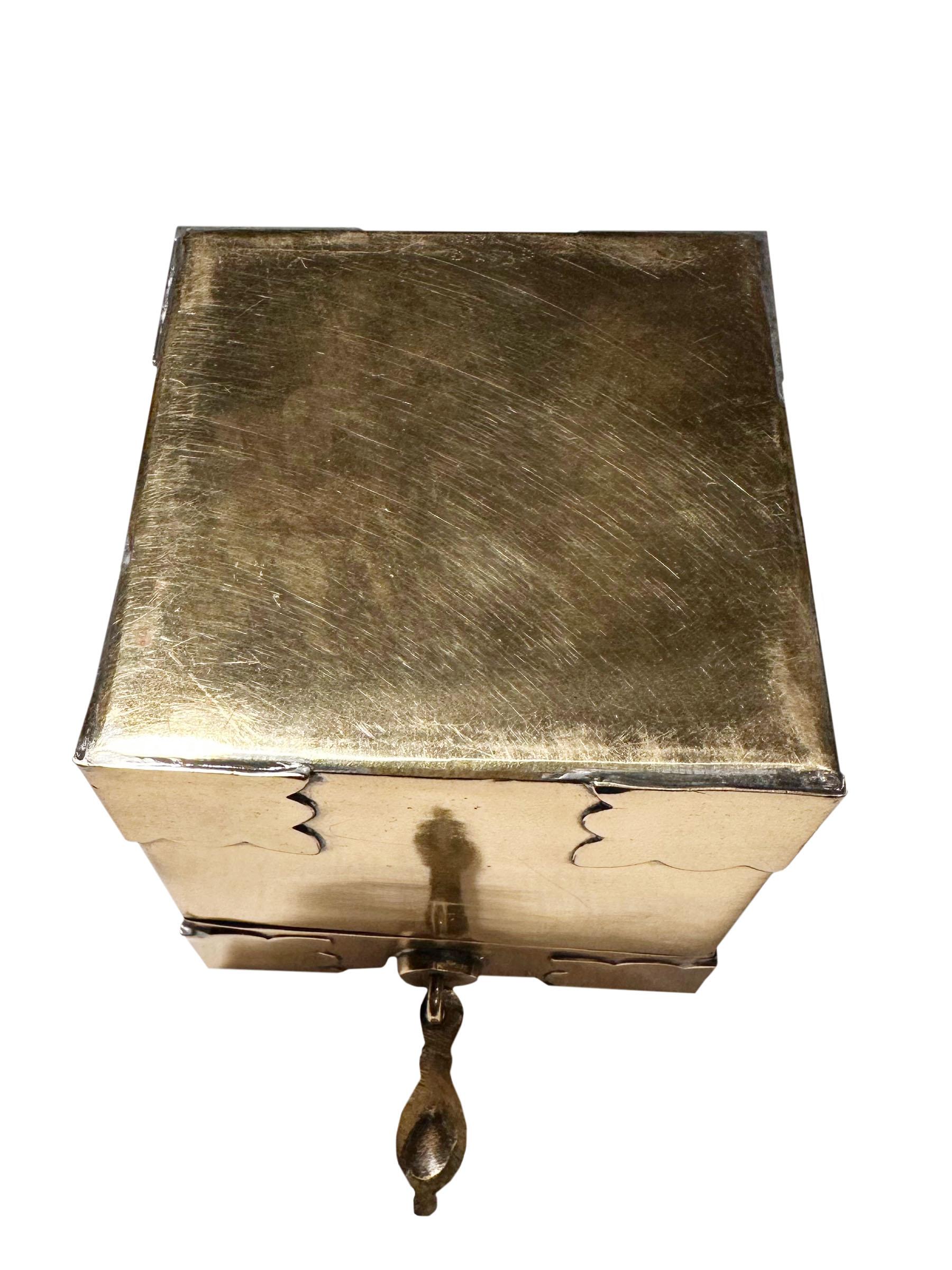 Italian Brass Box For Sale 1
