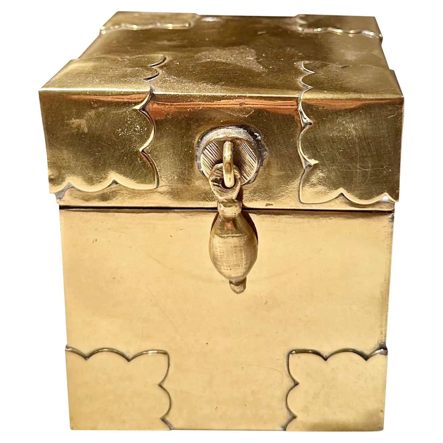 Italian Brass Box For Sale