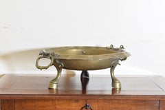 Italian Brass Bracciere from Louis XIV Period, First Quarter of the 18th Century