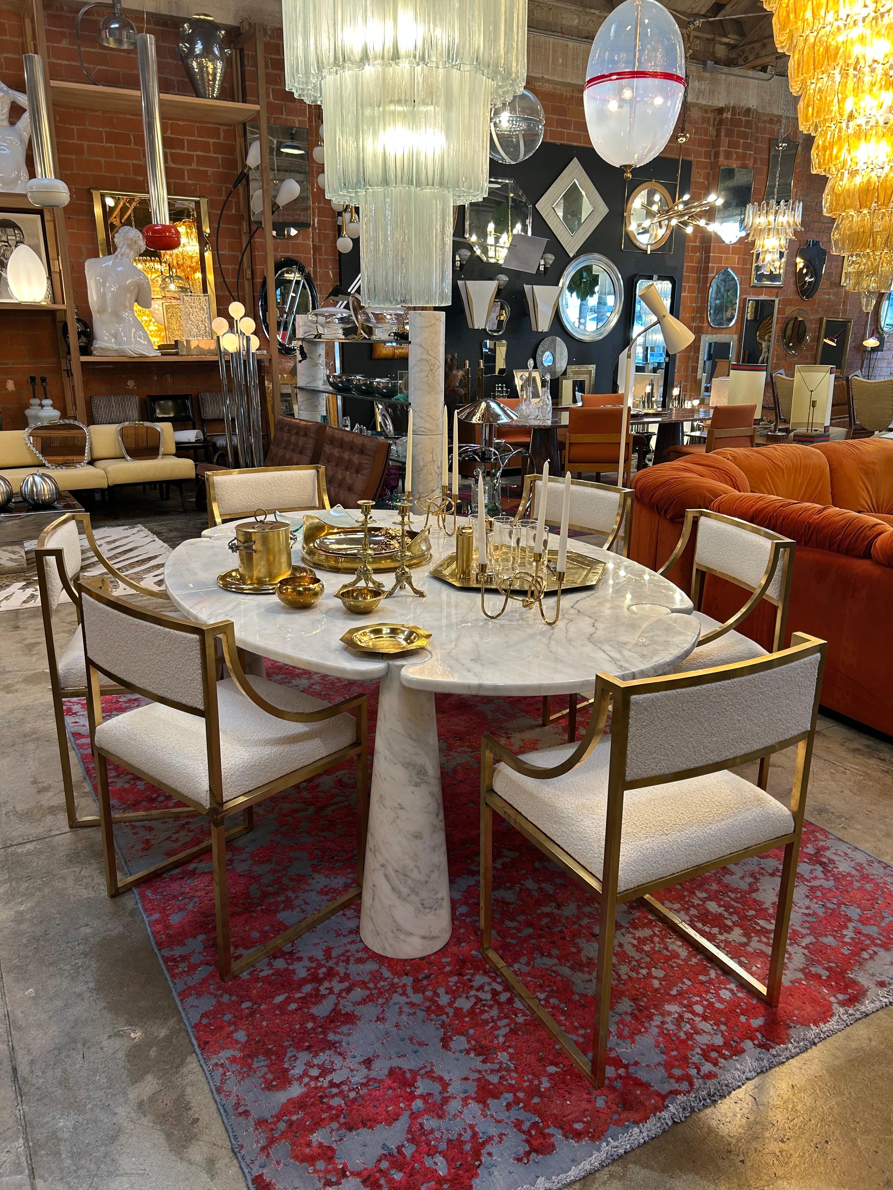 Italian Brass Candelabras In Good Condition For Sale In Los Angeles, CA