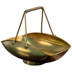 Italian Brass Centerpiece from the 1950s, Bowl, Italy, 1950s