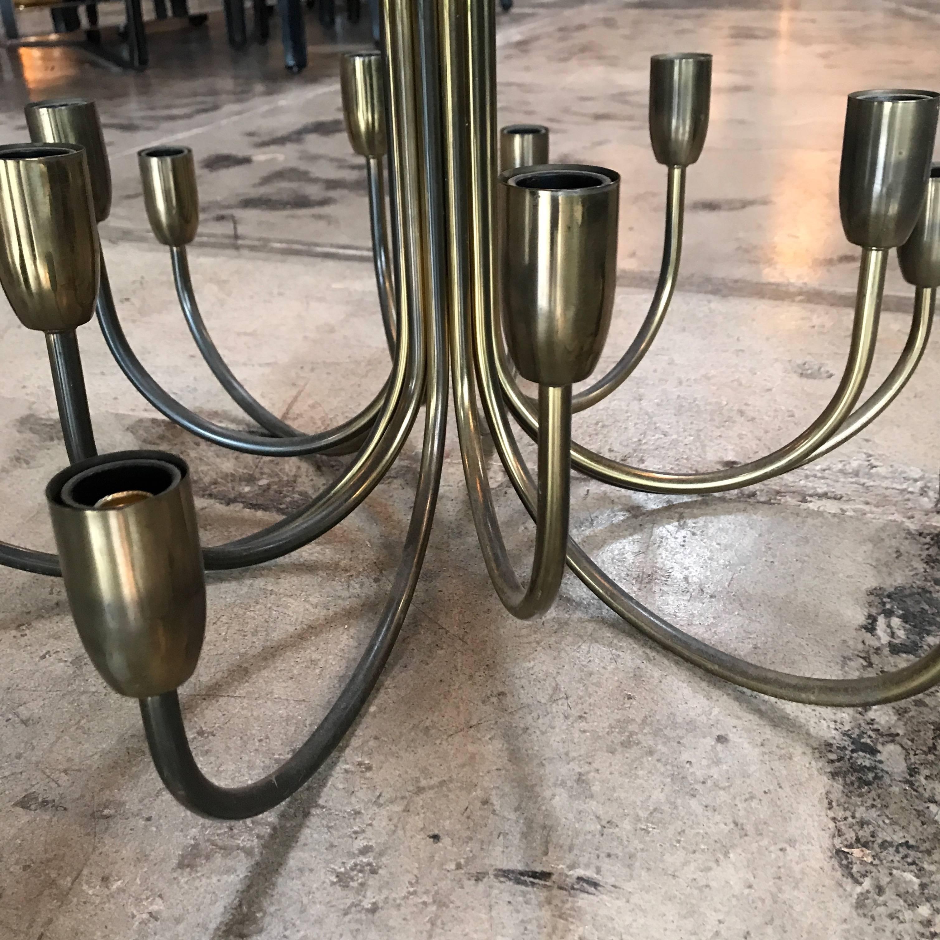 italian brass chandeliers