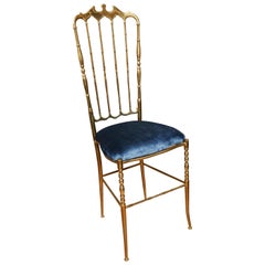 Italian Brass Chiavari Chair