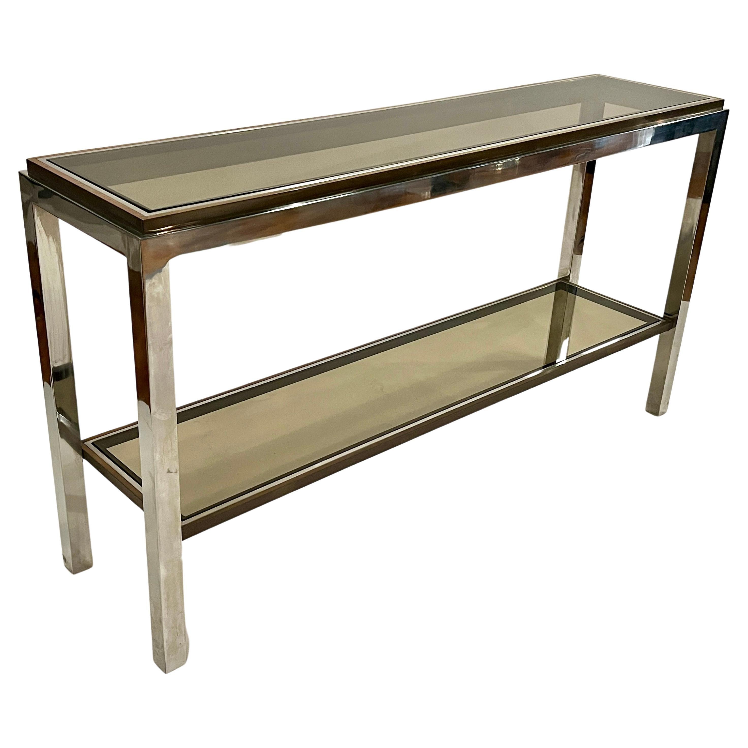 Flaminia Console table by Willy Rizzo For Sale