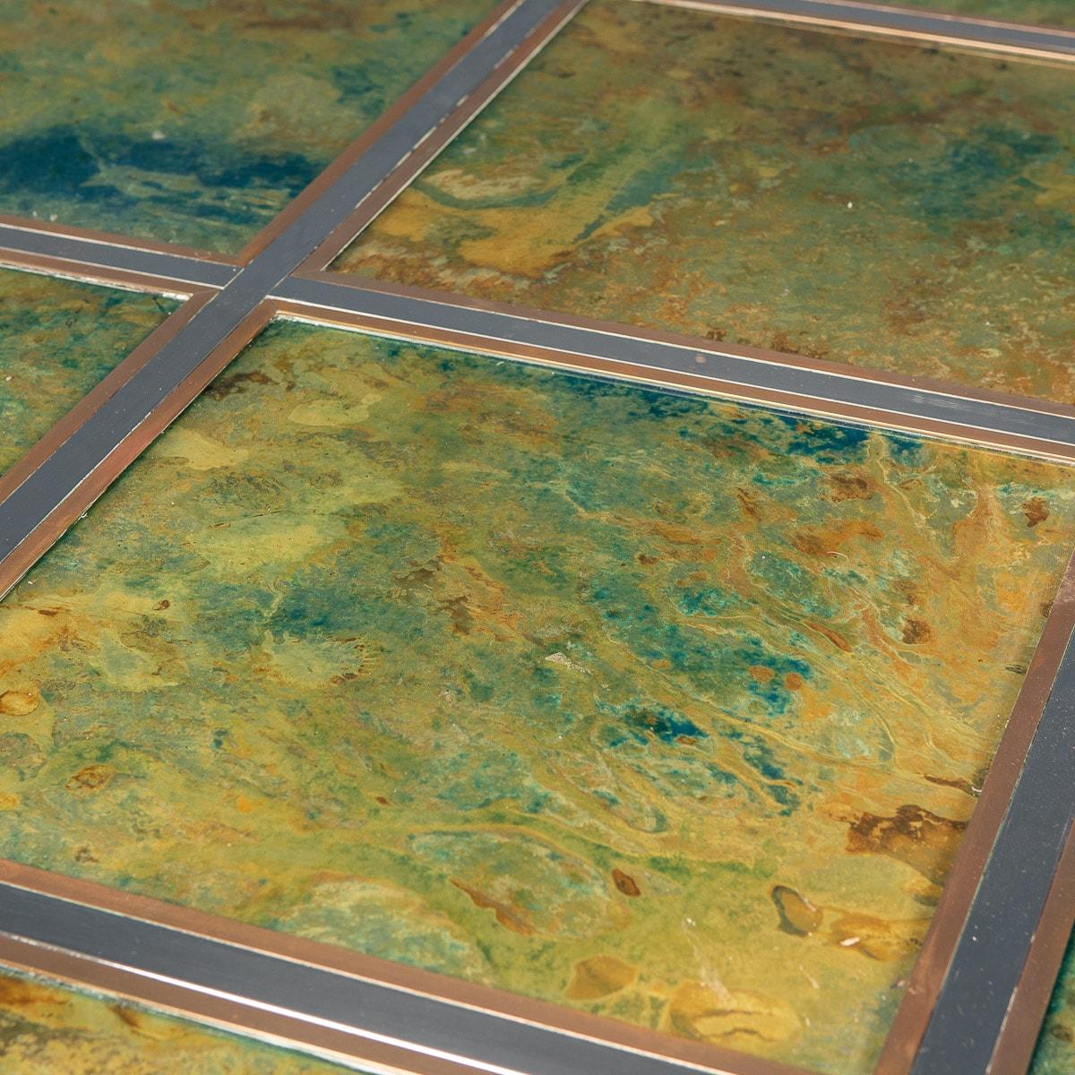 Mesa italiana de latón y cromo de Romeo Rega para Metalarte, hacia 1970 en venta 13