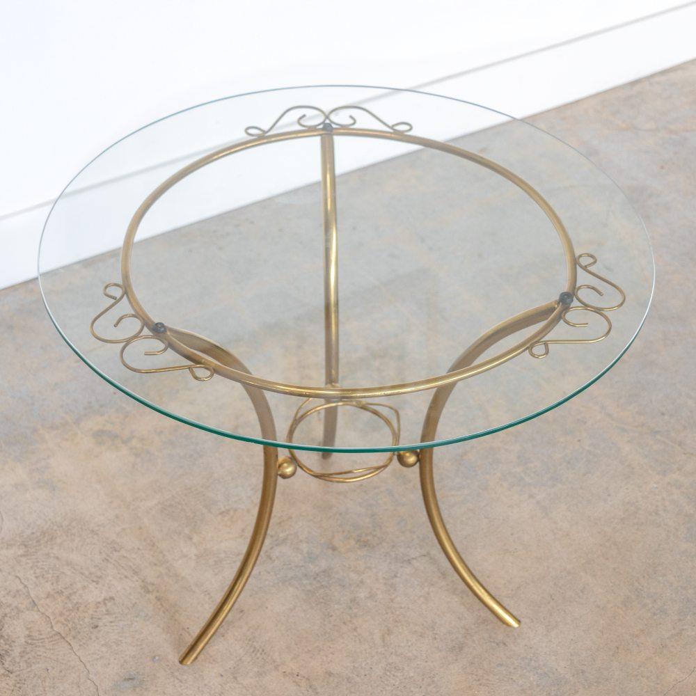 Italian Brass Circular Table 10