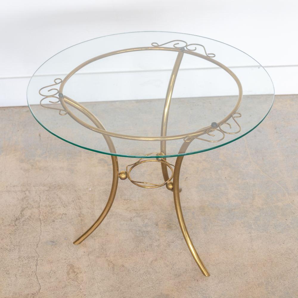 Italian Brass Circular Table 11