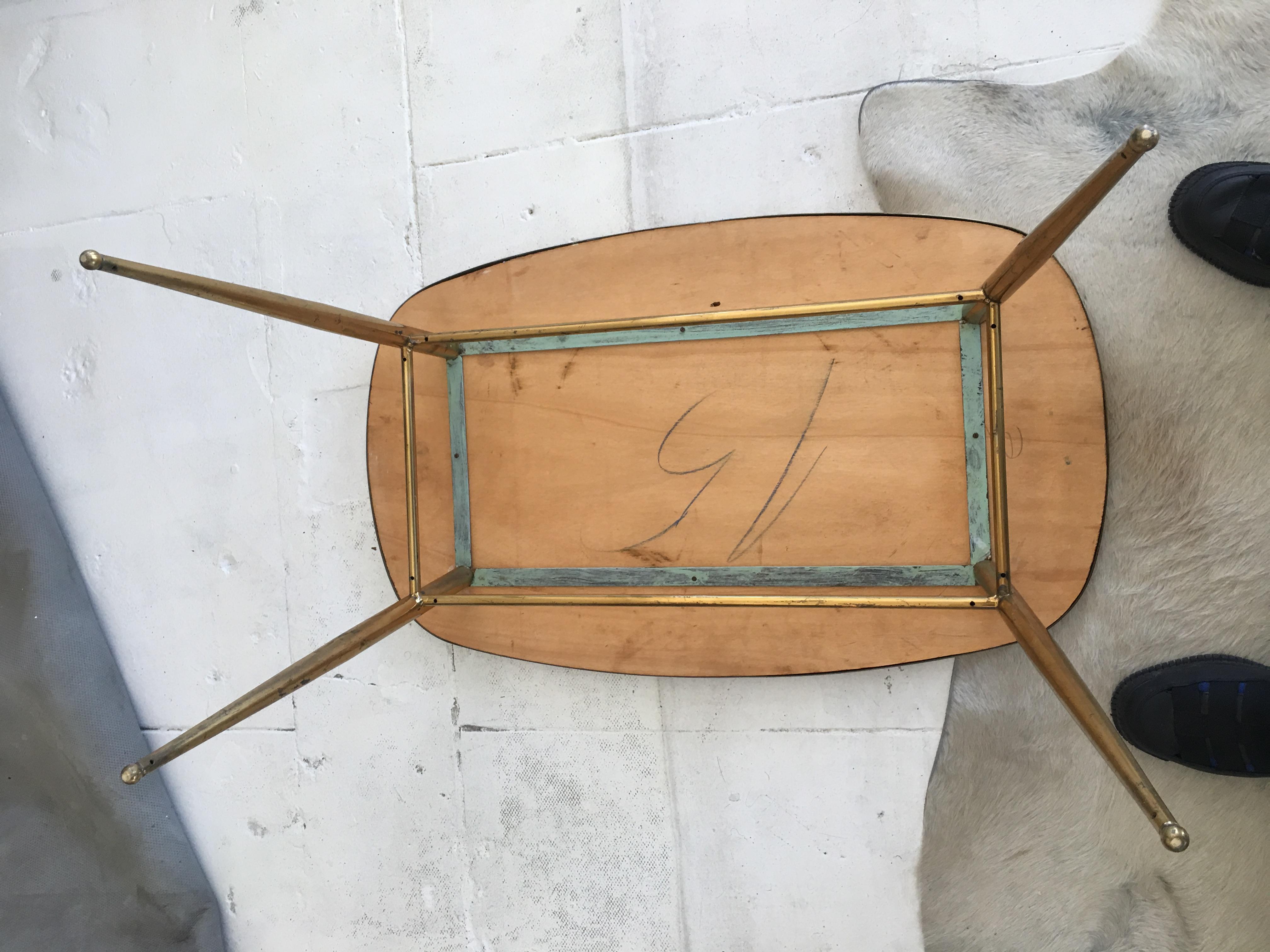 Italian Brass Coffee or Side Table In Good Condition In Los Angeles, CA