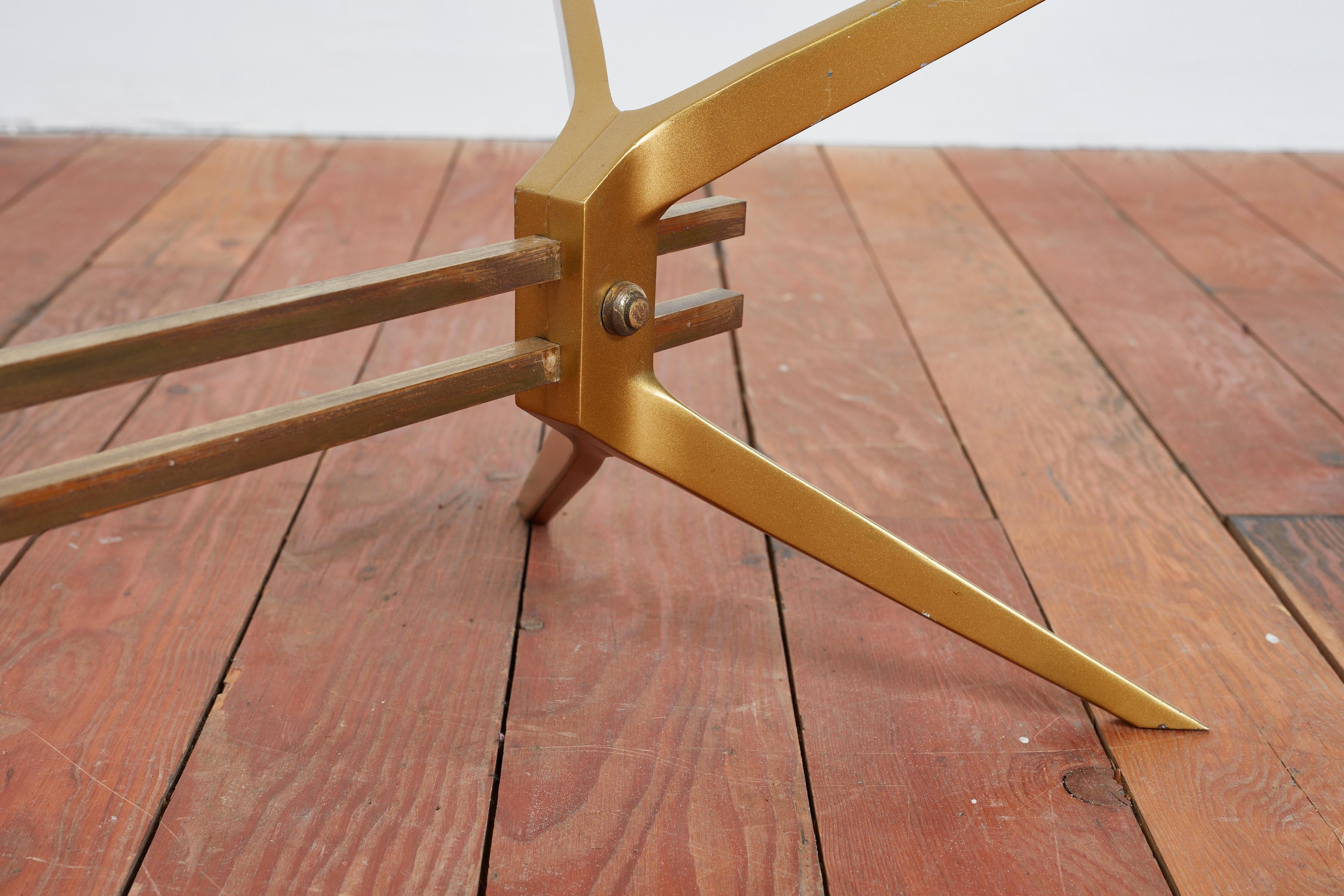 Italian Brass Coffee Table 8