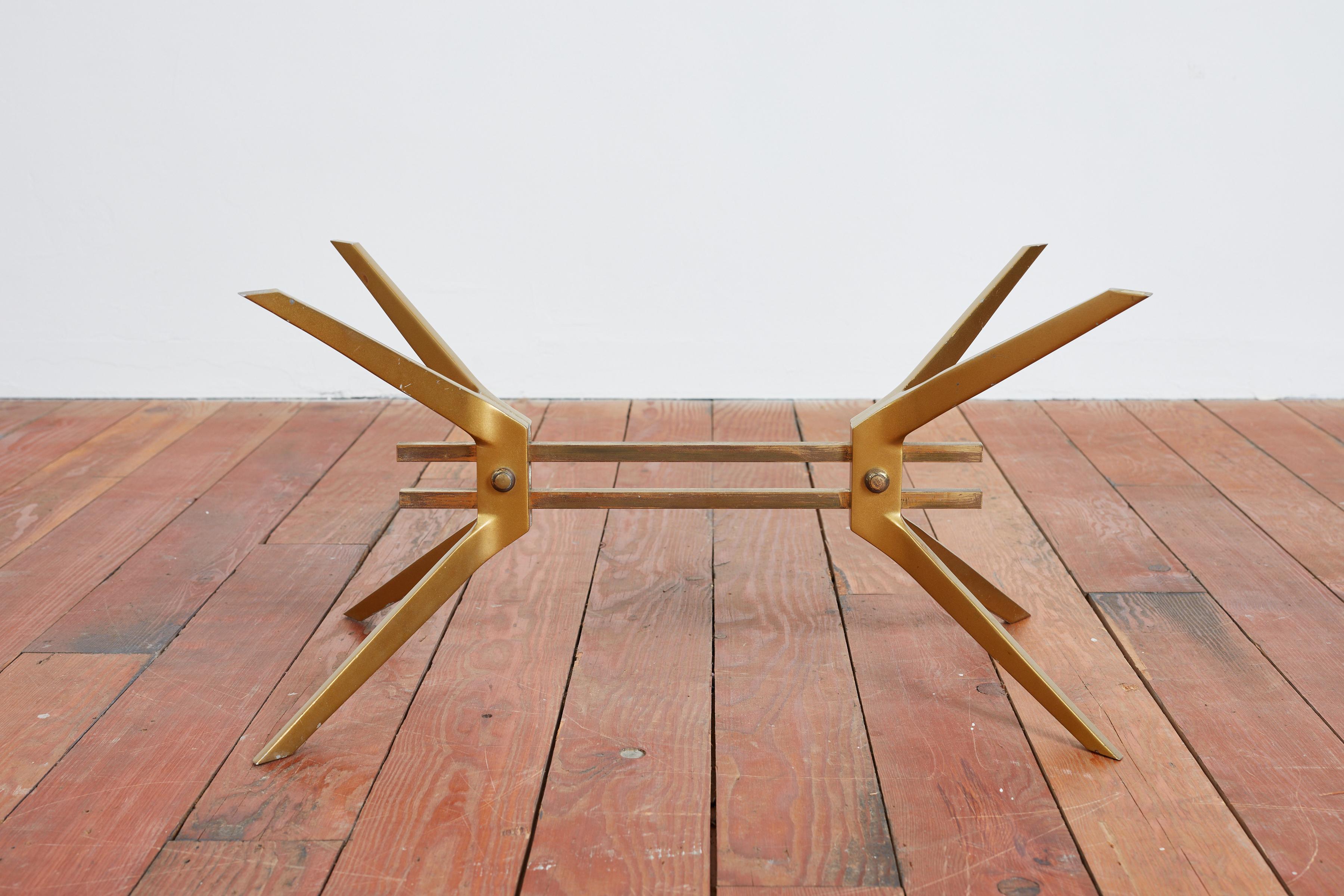 Italian Brass Coffee Table 10