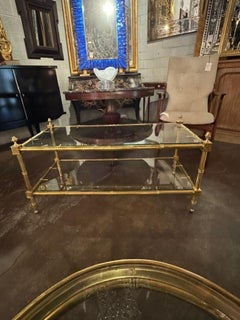 Italian Brass Coffee Table
