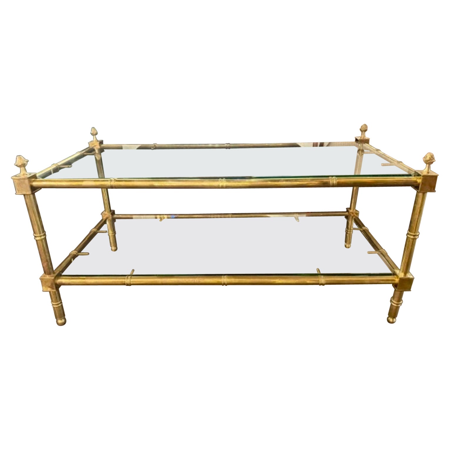 Italian Brass Coffee Table